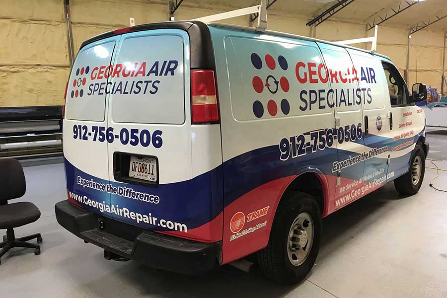 Georgia Air Specialists service van
