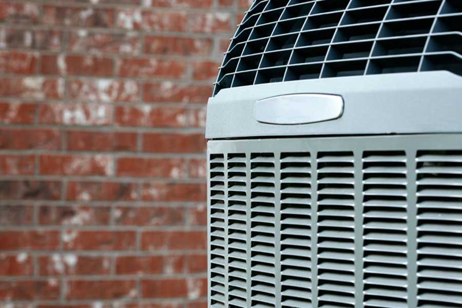 Close-Up Outdoor AC Unit