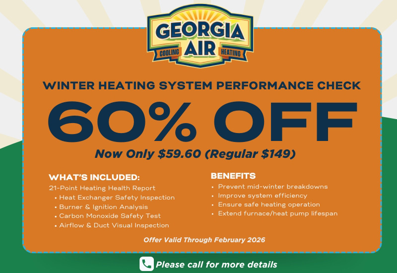 Winter Heating System Performance Check 60% Off